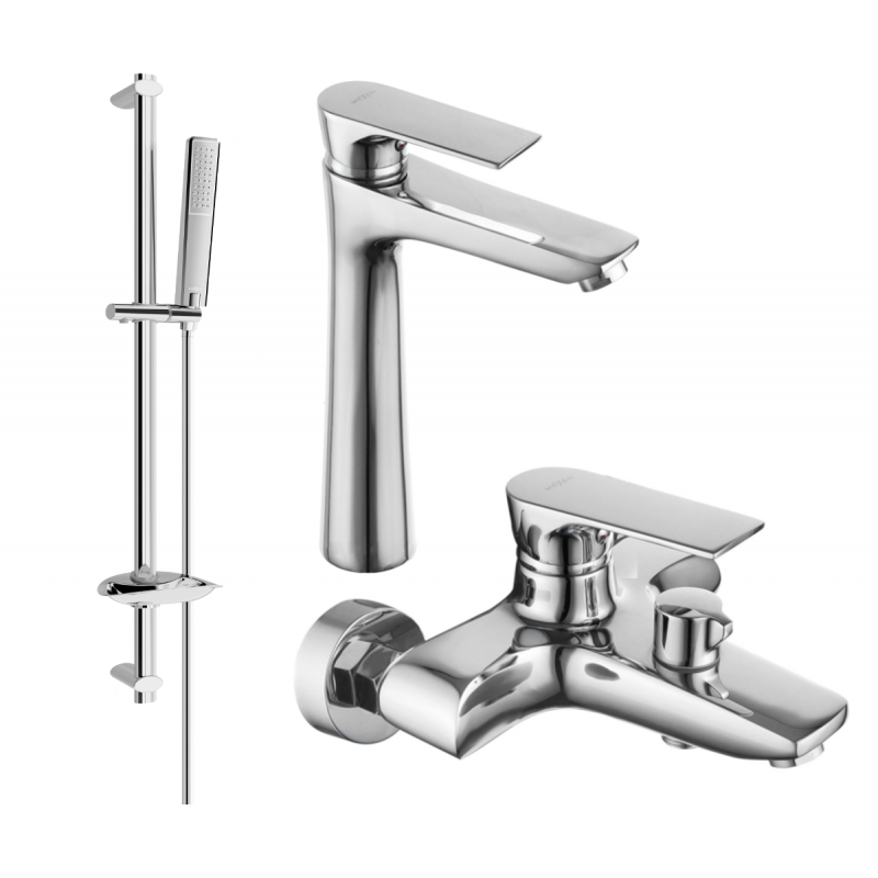 Mexen Axel DB72 vonios rinkinys, chromas - 73813DB72-00