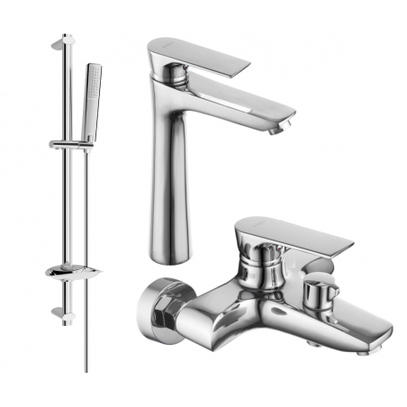 Mexen Axel DB72 vonios rinkinys, chromas - 73813DB72-00