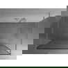 Mexen Kioto laisvalaikio dušo siena 150 x 200 cm, juodas raštas 8 mm, chromas - 800-150-002-01-70