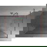 Mexen Kioto laisvai stovinti dušo siena 115 x 200 cm, permatoma 8 mm, rausvas auksas - 800-115-002-60-00
