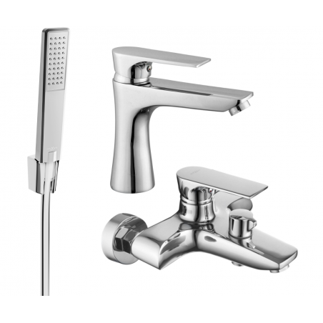 Mexen Axel R72 vonios komplektas, chromas - 73803R72-00