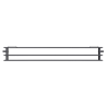 Mexen CH30 Higienos plokščias šildytuvas 400 x 2200 mm, šoninis prijungimas, 2412 W, antracitas - W430H-040-220-66