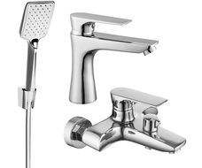 Mexen Axel R62 vonios komplektas, chromas - 73803R62-00