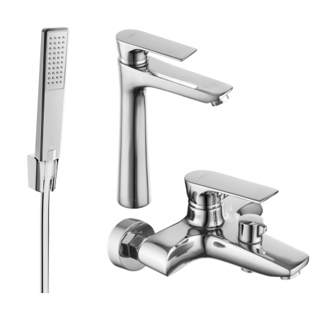 Mexen Axel R72 vonios rinkinys, chromas - 73813R72-00