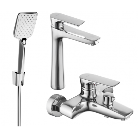 Mexen Axel R62 vonios rinkinys, chromas - 73813R62-00