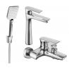 Mexen Axel R62 vonios komplektas, chromas - 73813R62-00