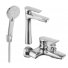 Mexen Axel R40 vonios komplektas, chromas - 73813R40-00