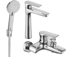 Mexen Axel R40 vonios komplektas, chromas - 73813R40-00
