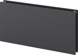 Mexen CHF20 Hygieninis plokščias radiatorių efektas 300 x 1300 mm, šoninis prisijungimas, 738 W, antracitas - W420HF-030-130-66