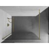 Mexen Kioto dušo siena Walk-in 75 x 200 cm, skaidri 8 mm, auksinė - 800-075-101-50-00