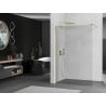 Mexen Kioto dušo siena Walk-in 75 x 200 cm, skaidri 8 mm, auksinė - 800-075-101-50-00