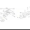 Mexen Caro DF62 vonios komplektas, Chromo - 746603DF62-00