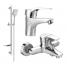 Mexen Caro DF62 vonios kambario komplektas, chromas - 746603DF62-00