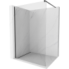 Mexen Kioto dušo siena Walk-in 65 x 200 cm, skaidrus 8 mm, juodas - 800-065-101-70-00