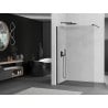 Mexen Kioto dušo siena Walk-in 75 x 200 cm, skaidrus 8 mm, juodas - 800-075-101-70-00