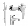 Mexen Caro DF72 dušo komplektas, chromas - 746604DF72-00