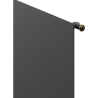 Mexen CVH10 Higieninis plokštuminis radiatorių 400 x 500 mm, apatinis prijungimas, 216 W, antracitas - W610H-040-050-66