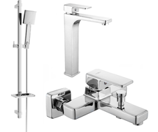 Mexen Cetus DQ45 vonios rinkinys, chromas - 744313DQ45-00