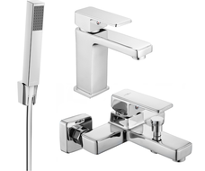 Mexen Cetus R77 vonios kambario komplektas, chromas - 744303R77-00