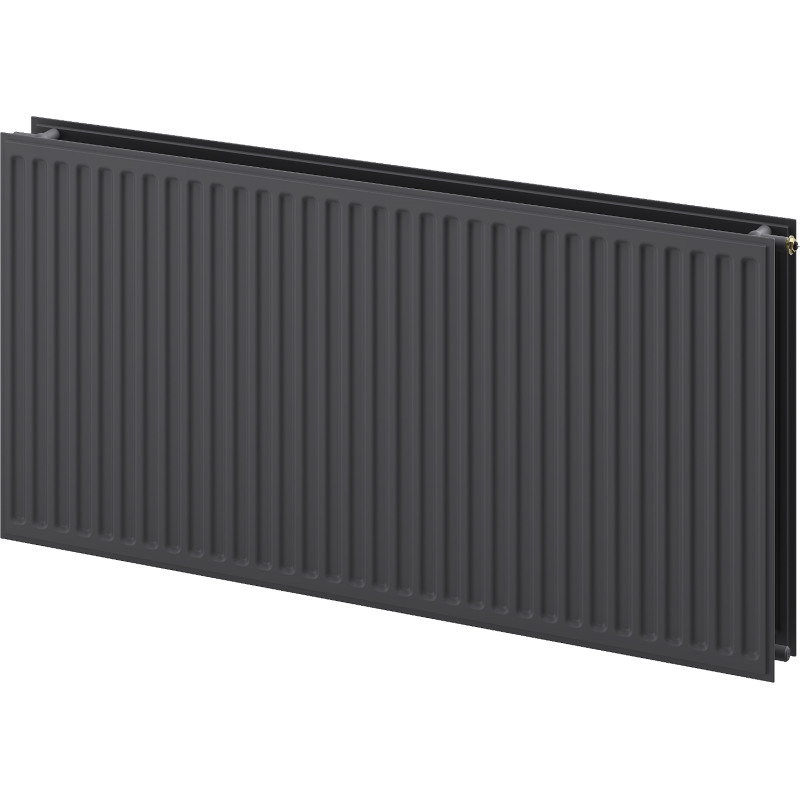 Mexen CVH20 Hygieninis plokštuminis radiatorius 600 x 400 mm, apatinis prijungimas, 440 W, antracitas - W620H-060-040-66