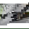 Mexen CVH20 Higieninis plokštelinės šildytuvas 600 x 1300 mm, apatinis prijungimas, 1429 W, antracitas - W620H-060-130-66