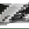 Mexen Kioto+ dušo siena su Walk-in lentyna 75 x 200 cm, skaidrus, chromas - 800-075-121-01-00