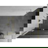 Mexen Kioto+ dušo siena su Walk-in lentyna 115 x 200 cm, skaidri, auksinė - 800-115-121-50-00
