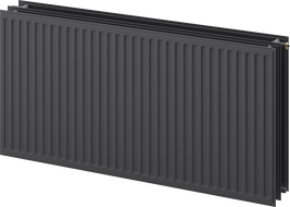 Mexen CVH30 Higienos plokštelinis radiatoriuss 300 x 3000 mm, apatinis prijungimas, 2617 W, antracitas - W630H-030-300-66