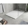 Mexen Hugo stačiakampis SMC dušo padėklas 140 x 70 cm, baltas, inox dangtelis - 42107014-X