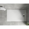 Mexen Hugo stačiakampis dušo padėklas SMC 160 x 80 cm, baltas, inox dangtis - 42108016-X