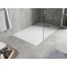 Mexen Hugo stačiakampio formos SMC dušo padėklas 160 x 80 cm, baltas, inox dangtelis - 42108016-X