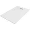 Mexen Hugo stačiakampė dušo padėklas SMC 140 x 80 cm, baltas, inox apdaila - 42108014-X