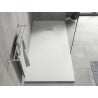 Mexen Hugo stačiakampis SMC 170 x 80 cm, baltas, maskuotė inox - 42108017-X