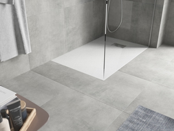 Mexen Hugo stačiakampis SMC 130 x 90 cm, baltas, inox apdailos - 42109013-X
