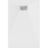Mexen Hugo stačiakampis SMC 130 x 90 cm, baltas, inox apdailos - 42109013-X