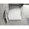 Mexen Hugo stačiakampis dušas SMC 150 x 90 cm, baltas, inox dangtelis - 42109015-X