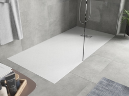 Mexen Hugo horizontalus dušo baseinas SMC 170 x 90 cm, baltas, inoksinė apsauga - 42109017-X
