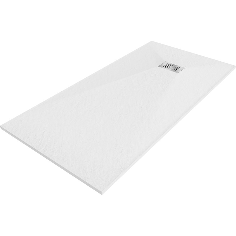 Mexen Hugo stačiakampis dušo padėklas SMC 180 x 90 cm, baltas, inox dangtis - 42109018-X