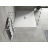 Mexen Hugo stačiakampis dušo padėklas SMC 120 x 100 cm, baltas, inox dangtelis - 42101012-X