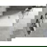 Mexen Hugo stačiakampis dušas SMC 140 x 100 cm, balta, inox dangtelis - 42101014-X