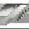 Mexen Hugo stačiakampis dušas SMC 140 x 100 cm, balta, inox dangtelis - 42101014-X