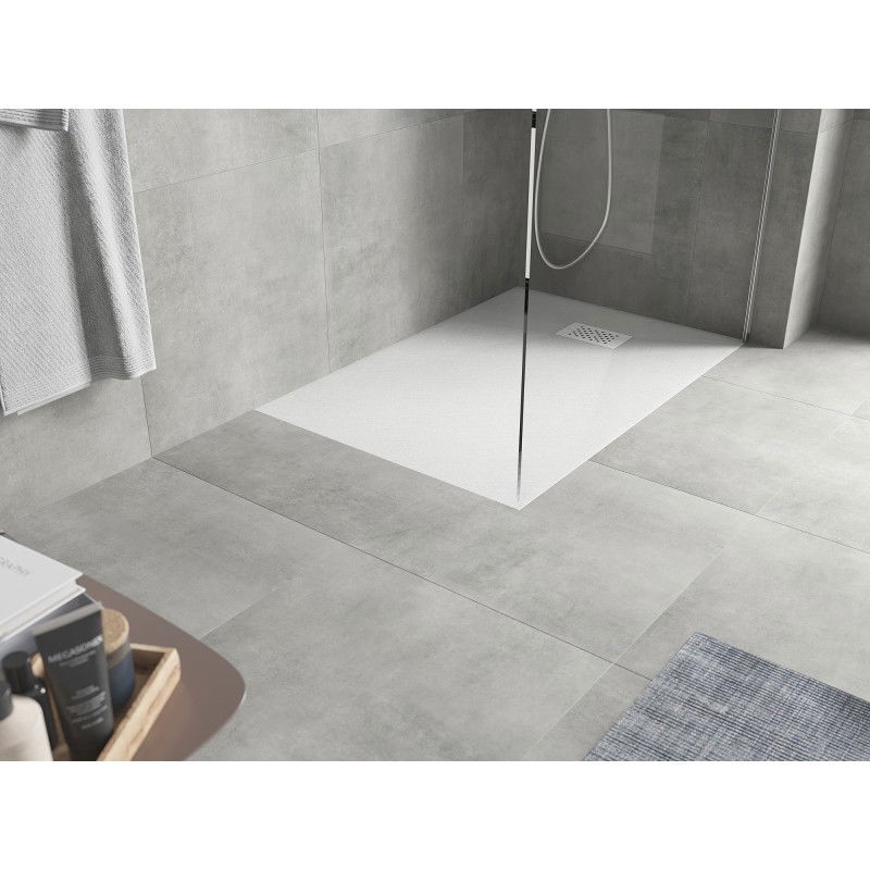 Mexen Hugo stačiakampis dušo padėklas SMC 120 x 80 cm, baltas, balta dangtelis - 42108012-W