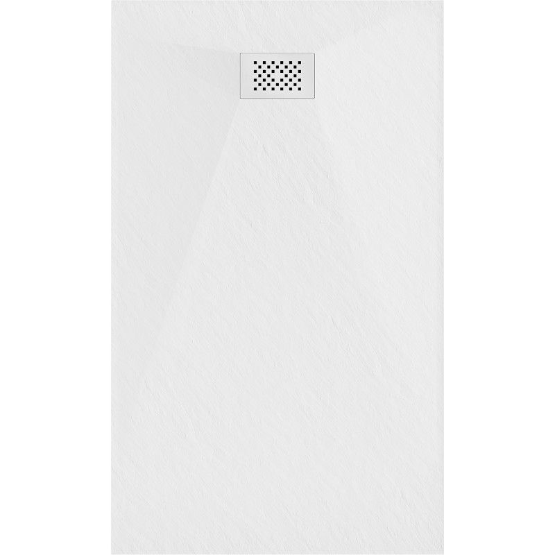 Mexen Hugo stačiakampis dušo padėklas SMC 160 x 80 cm, baltas, baltas dangtelis - 42108016-W