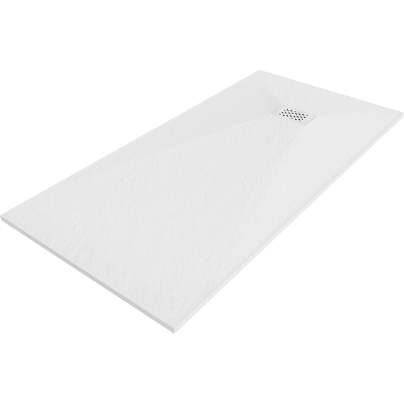 Mexen Hugo stačiakampis dušo padėklas SMC 180 x 80 cm, baltas, baltas dangtis - 42108018-W