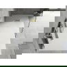 Mexen Hugo stačiakampis SMC 170 x 80 cm, baltas, auksinė grotelė - 42108017-G