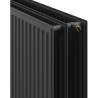 Mexen CVH30 Higieninis plokštuminis radiatorius 900 x 1400 mm, apatinis sujungimas, 2890 W, antracitas - W630H-090-140-66