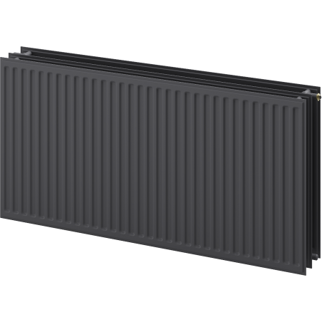 Mexen CVH30 Higieninis plokštuminis radiatorius 900 x 1400 mm, apatinis sujungimas, 2890 W, antracitas - W630H-090-140-66