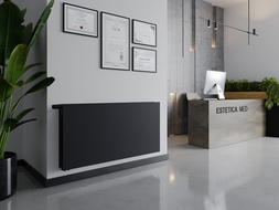 Mexen CVHF20 Higieninis plokščias radiatorių skydas 400 x 1100 mm, apatinis prijungimas, 791 W, antracitas - W620HF-040-110-66