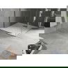 Mexen Hugo kvadratinis dušo padėklas SMC 70 x 70 cm, baltas, inox gaubtas - 42107070-X
