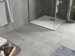 Mexen Hugo kvadratinė dušo padėklas SMC 70 x 70 cm, baltas, dangtelis inox - 42107070-X